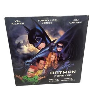 BATMAN FOREVER (2 Laserdiscs, 1995) Val Kilmer Tommy Lee Jones Jim Carrey Movie